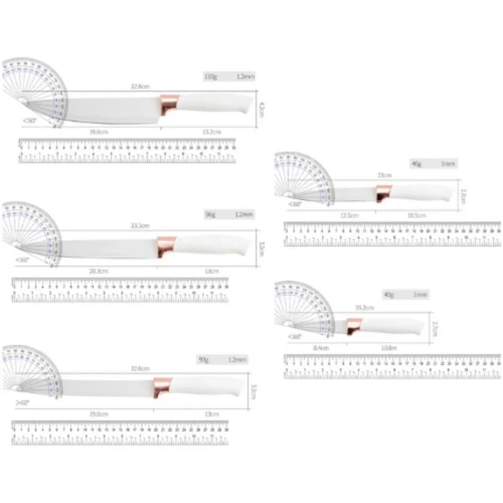 Kitchen Silicone Utensils 19 Piece Wooden Set Spatula, Knife Set, Cutting Board